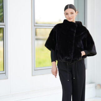 Elevate Your Winter Wardrobe with Real Mink Fur Coat, Women’s Elegant Outerwear