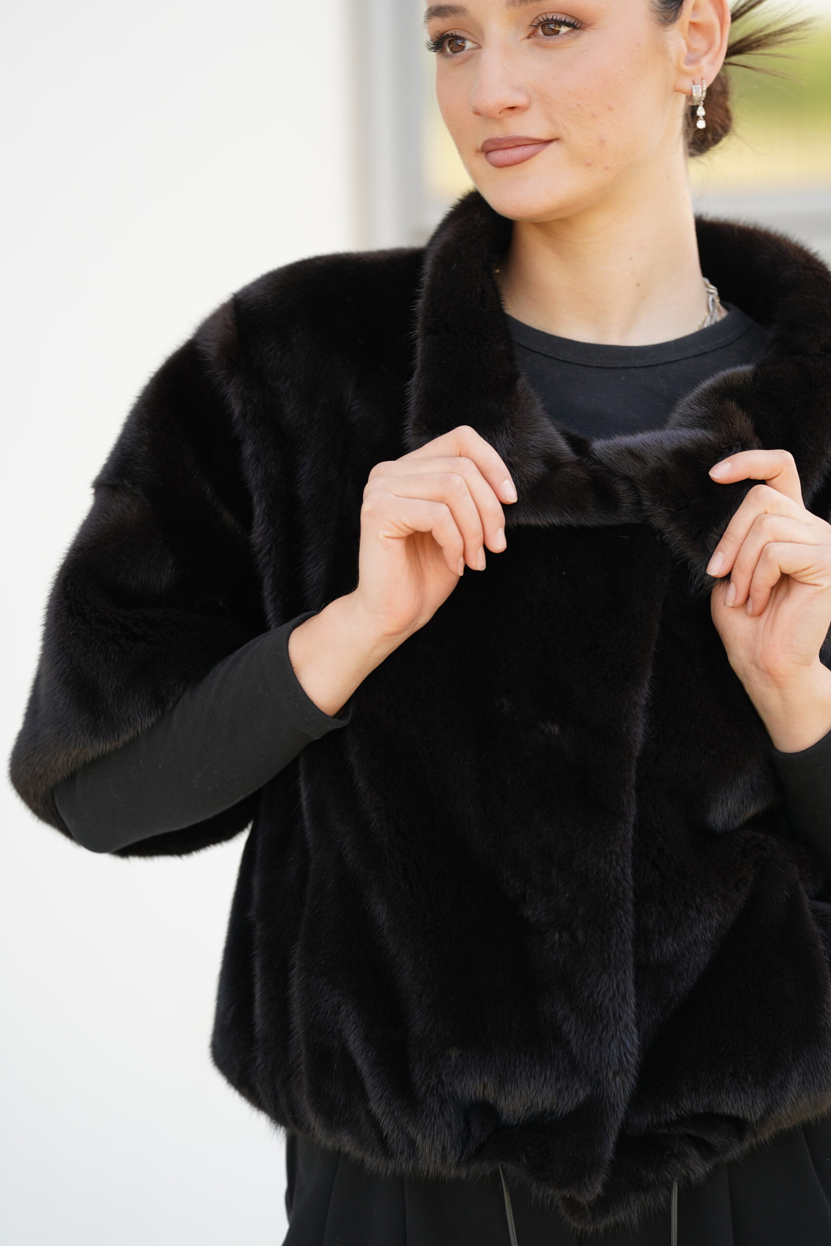 Elevate Your Winter Wardrobe with Real Mink Fur Coat, Women’s Elegant Outerwear - Image 7