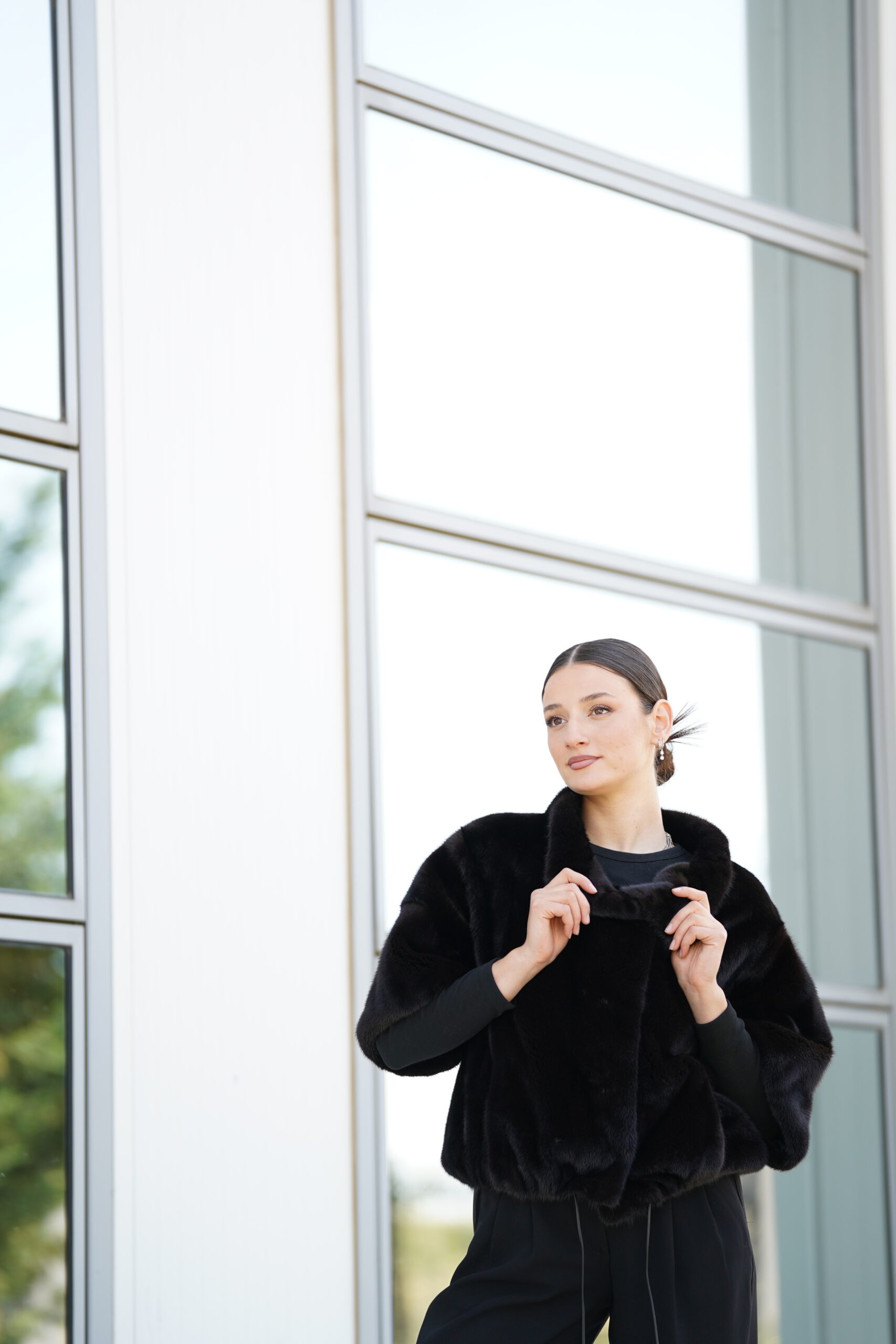 Elevate Your Winter Wardrobe with Real Mink Fur Coat, Women’s Elegant Outerwear - Image 3