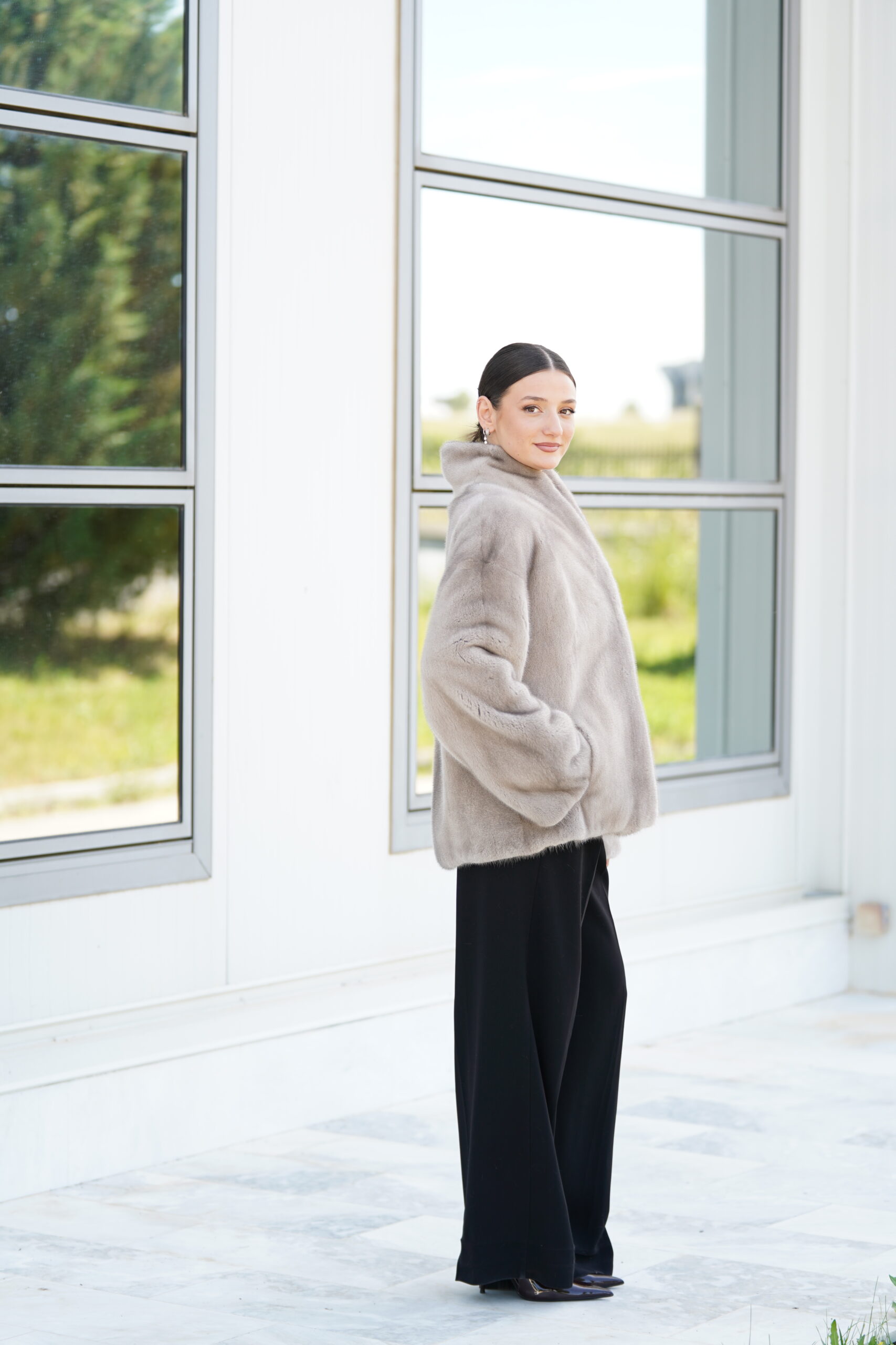 Elevate Your Winter Wardrobe with Real Mink Fur Coat, Women’s Elegant Outerwear - Image 7