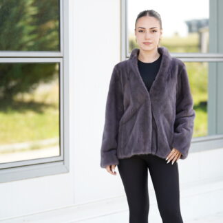 Elevate Your Winter Wardrobe with Real Mink Fur Coat, Women’s Elegant Outerwear