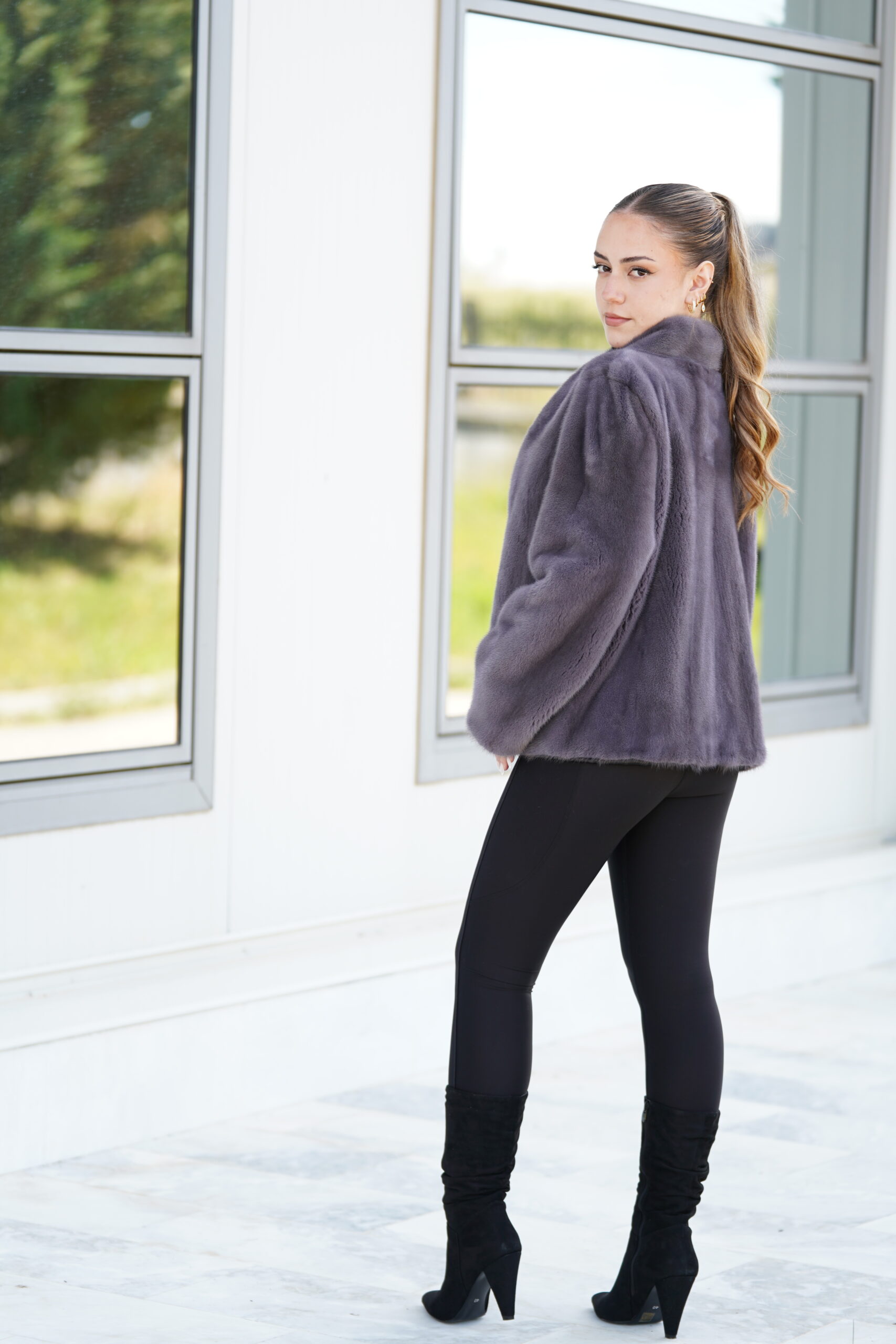 Elevate Your Winter Wardrobe with Real Mink Fur Coat, Women’s Elegant Outerwear - Image 6