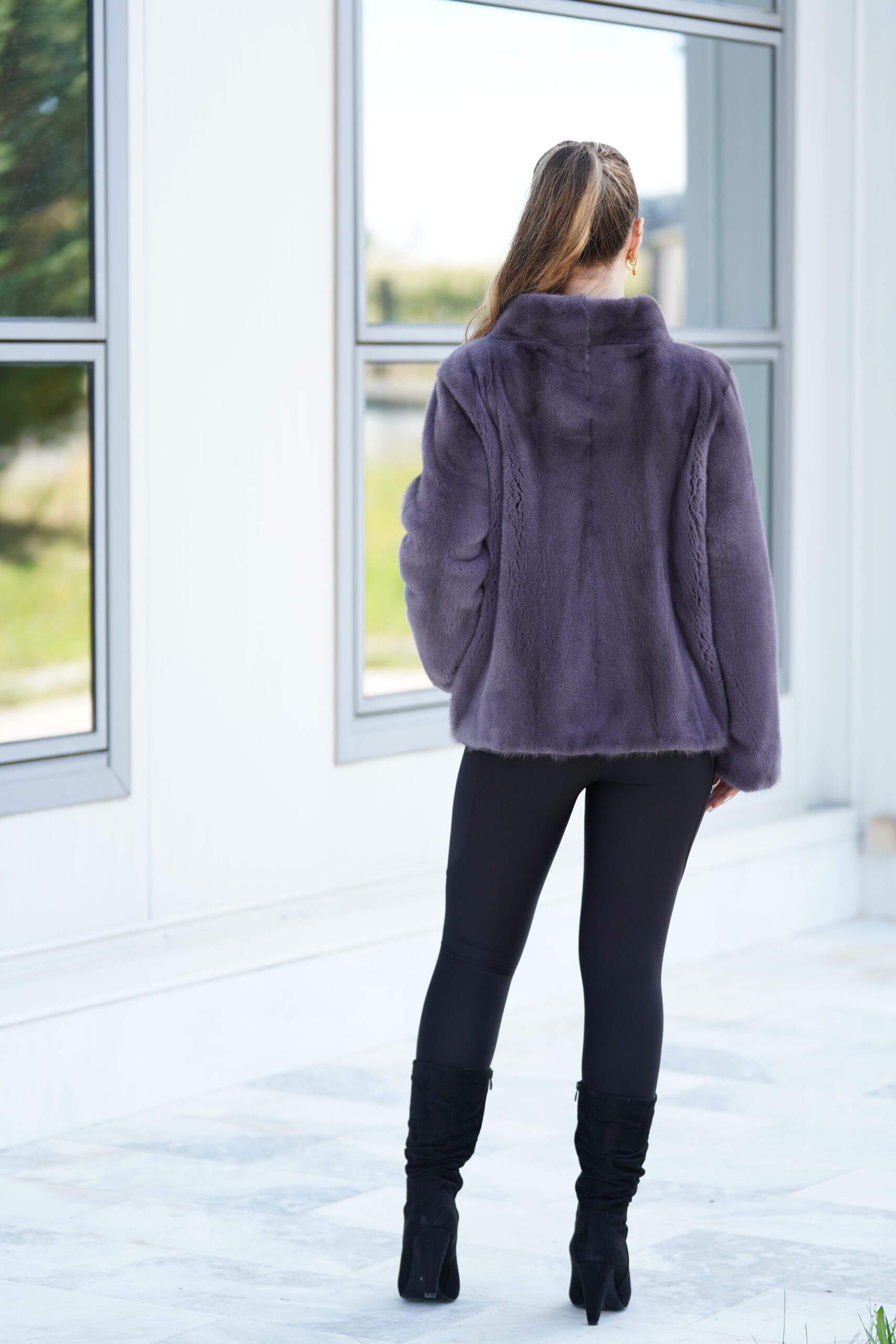 Elevate Your Winter Wardrobe with Real Mink Fur Coat, Women’s Elegant Outerwear - Image 7