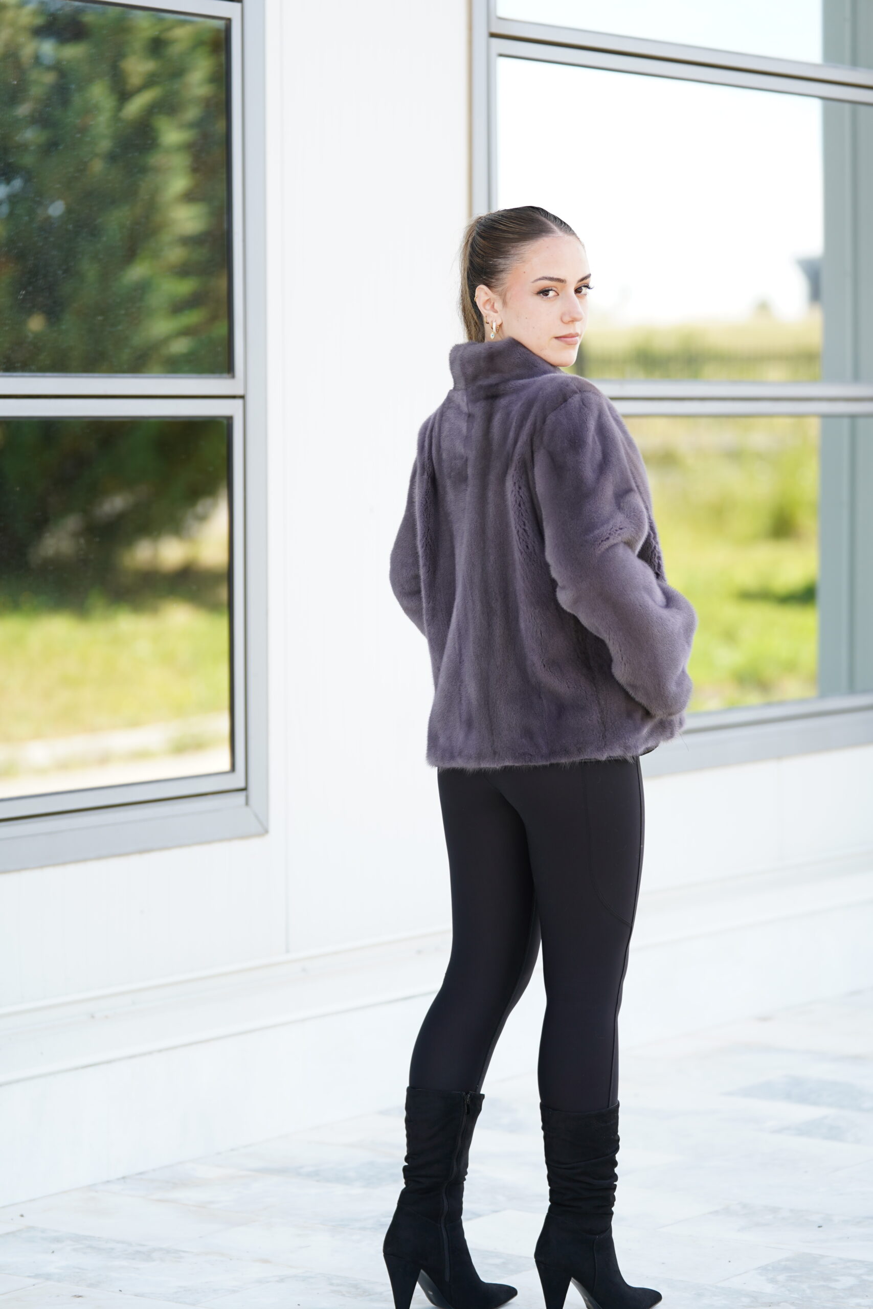Elevate Your Winter Wardrobe with Real Mink Fur Coat, Women’s Elegant Outerwear - Image 8