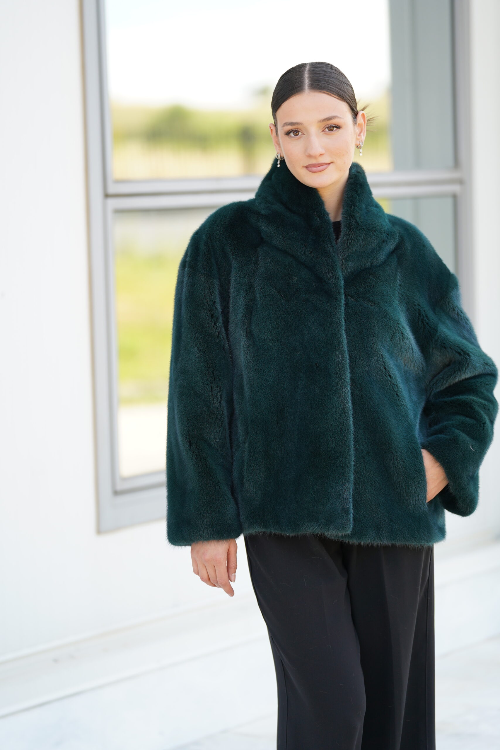 Elevate Your Winter Wardrobe with Real Mink Fur Coat, Women’s Elegant Outerwear - Image 3
