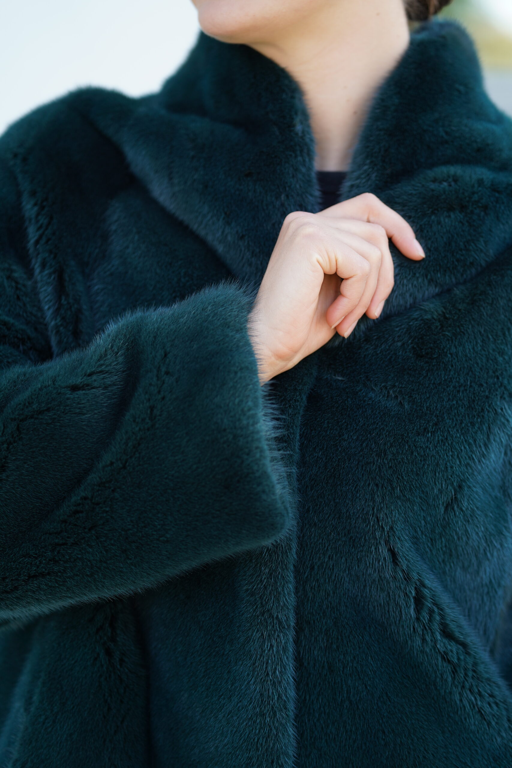 Elevate Your Winter Wardrobe with Real Mink Fur Coat, Women’s Elegant Outerwear - Image 8