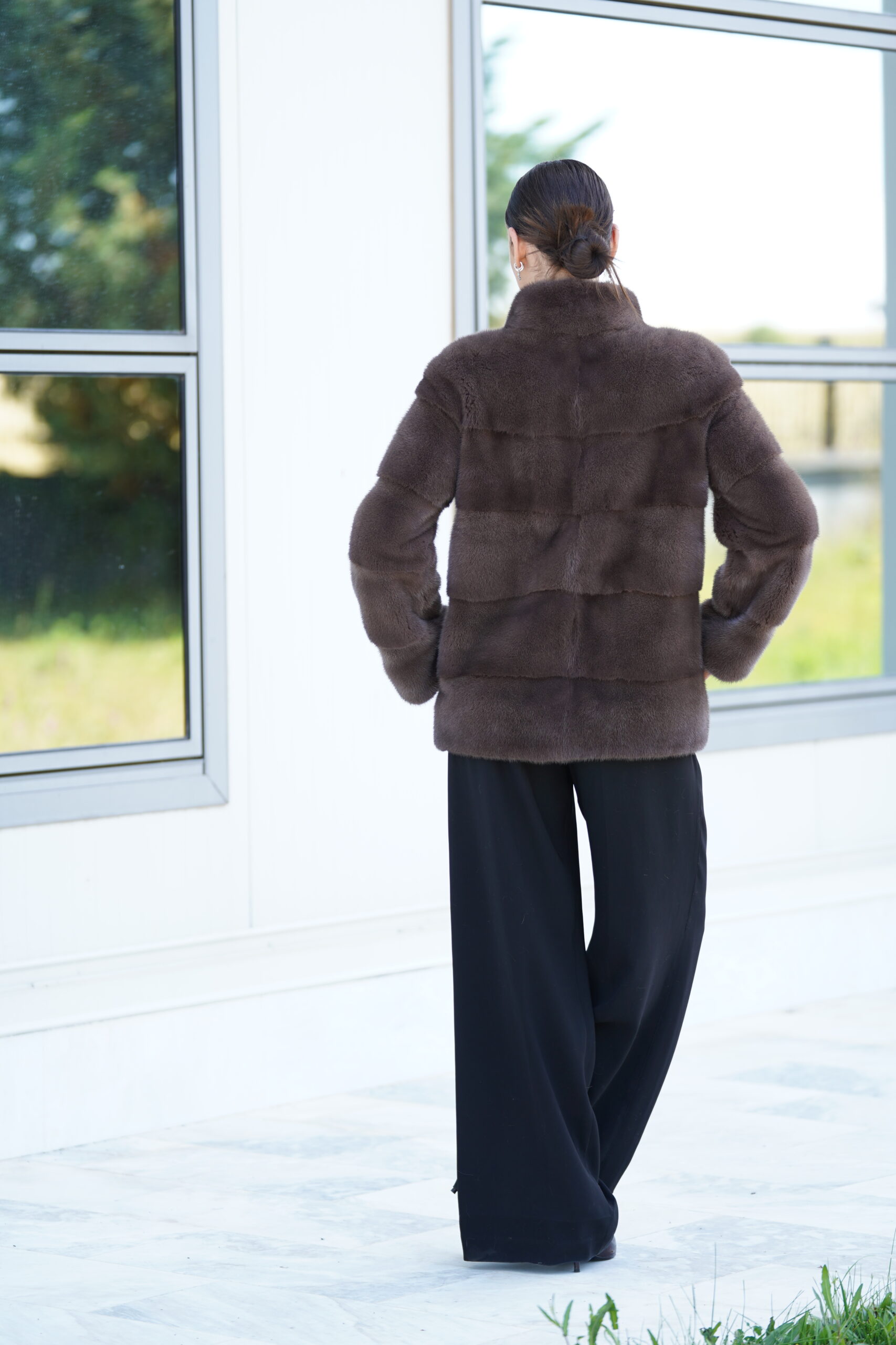Elevate Your Winter Wardrobe with Real Mink Fur Coat, Women’s Elegant Outerwear - Image 5