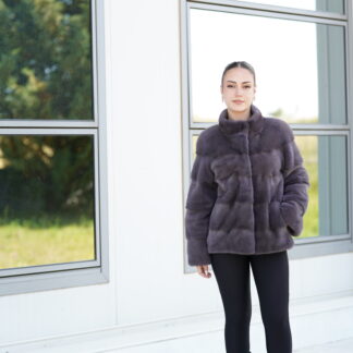 Elevate Your Winter Wardrobe with Real Mink Fur Coat, Women’s Elegant Outerwear