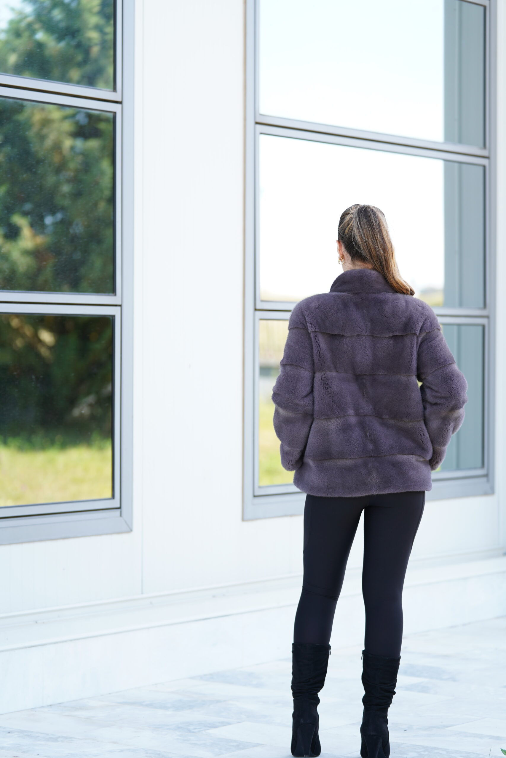 Elevate Your Winter Wardrobe with Real Mink Fur Coat, Women’s Elegant Outerwear - Image 5