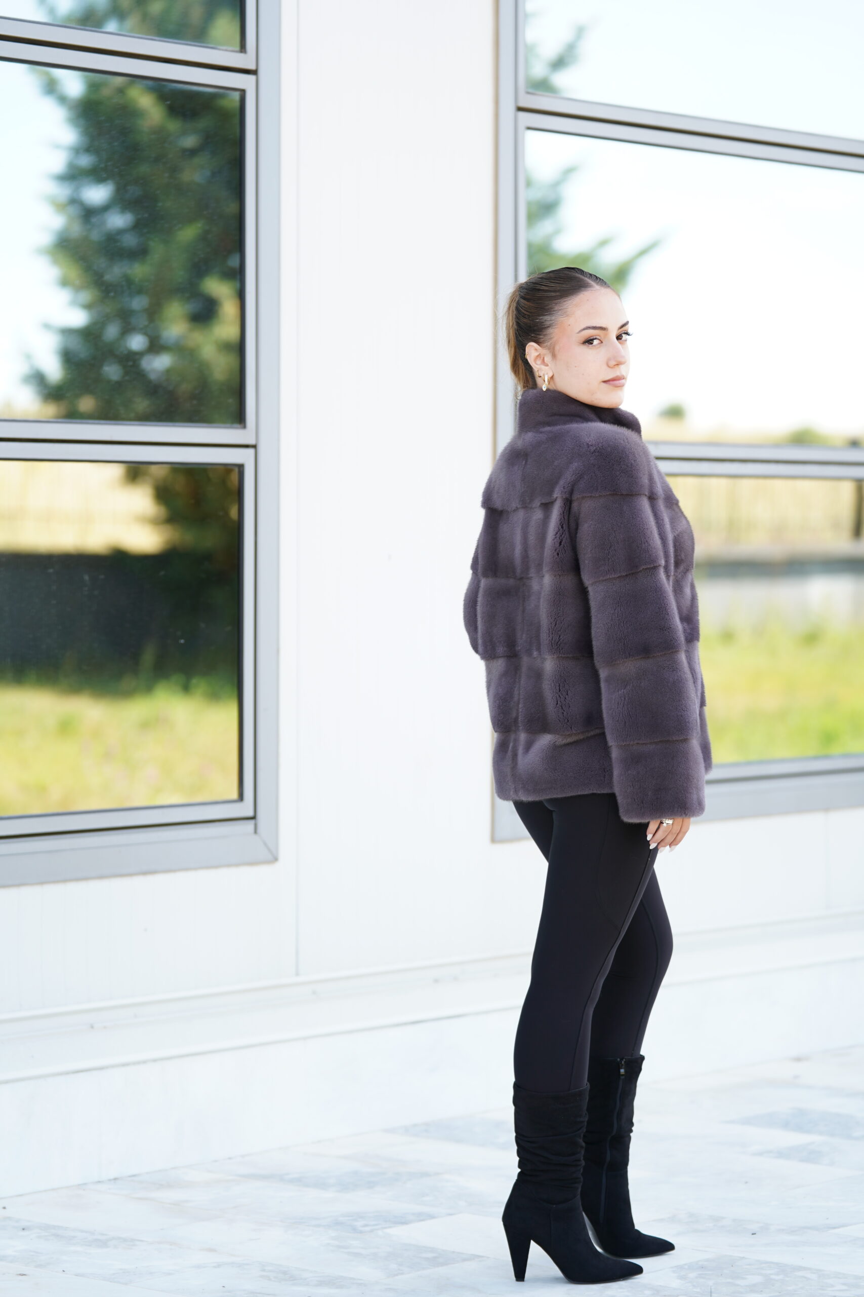 Elevate Your Winter Wardrobe with Real Mink Fur Coat, Women’s Elegant Outerwear - Image 6