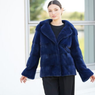 Elevate Your Winter Wardrobe with Real Mink Fur Coat, Women’s Elegant Outerwear