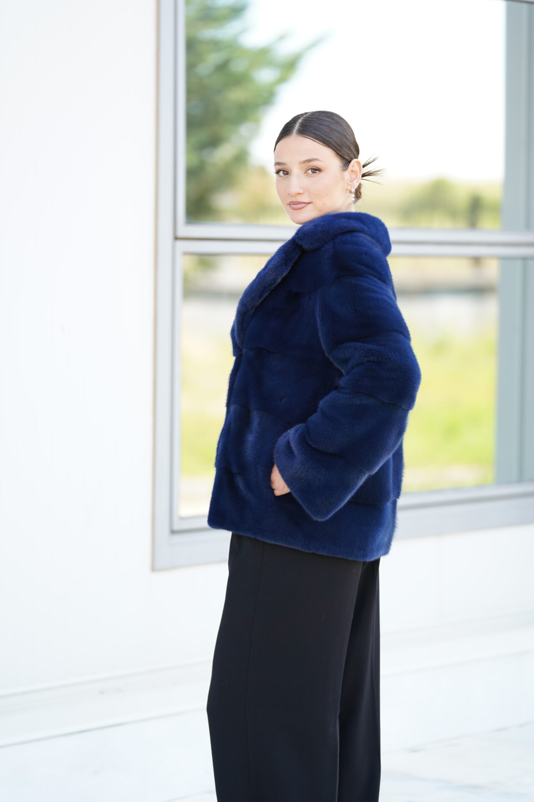 Elevate Your Winter Wardrobe with Real Mink Fur Coat, Women’s Elegant Outerwear - Image 3