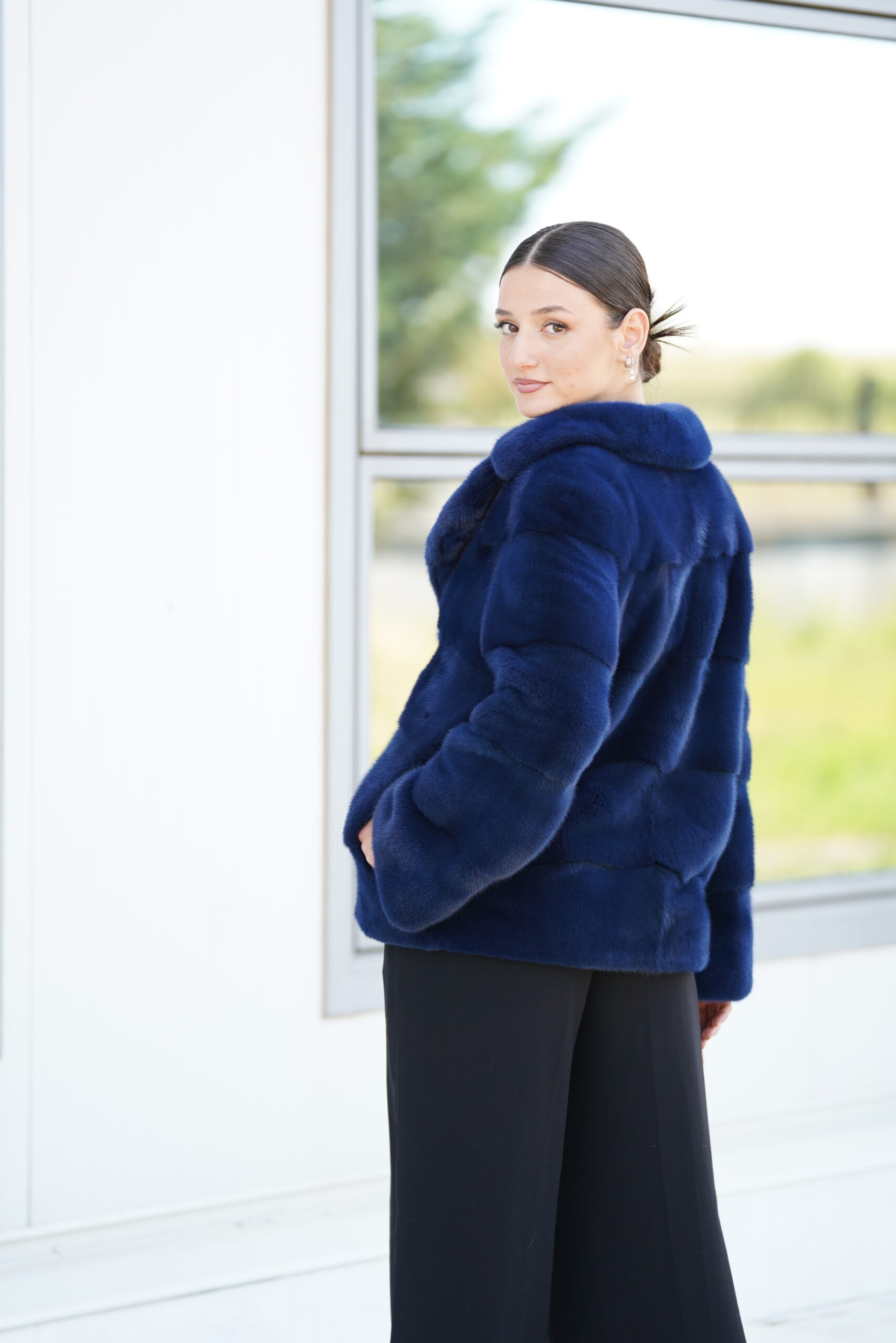 Elevate Your Winter Wardrobe with Real Mink Fur Coat, Women’s Elegant Outerwear - Image 4