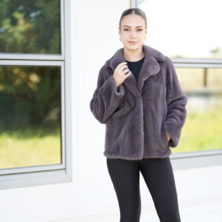 Elevate Your Winter Wardrobe with Real Mink Fur Coat, Women’s Elegant Outerwear