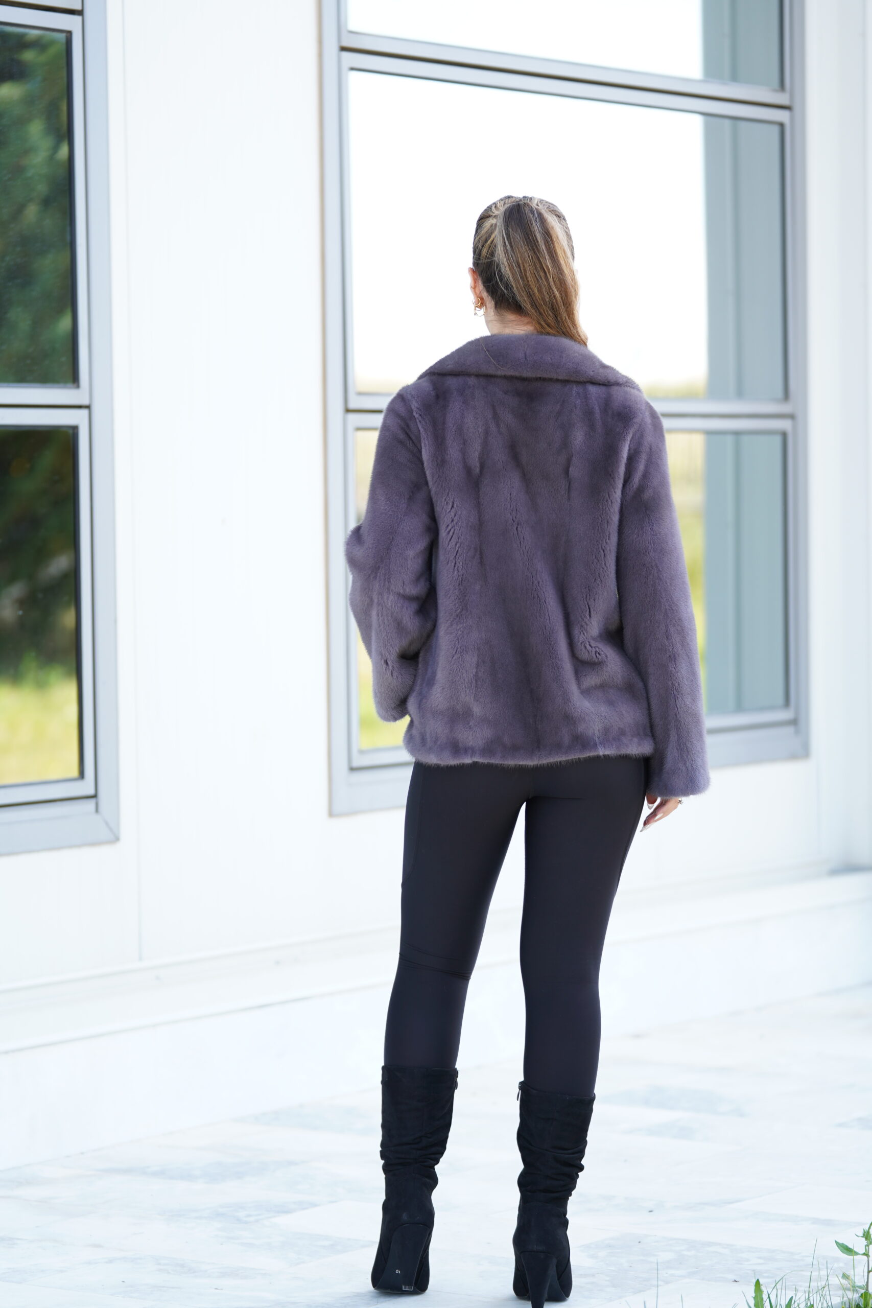 Elevate Your Winter Wardrobe with Real Mink Fur Coat, Women’s Elegant Outerwear - Image 6
