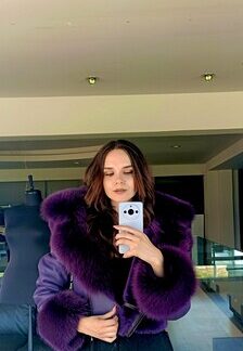 Elevate Your Winter Wardrobe with Real Sheepskin Fur Biker Jacket with Hood, Women’s Elegant Outerwear