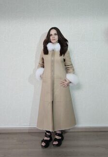 Elevate Your Winter Wardrobe with Real Sheepskin Fur Coat, Women’s Elegant Outerwear