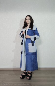 Elevate Your Winter Wardrobe with Real Sheepskin Fur Coat, Women’s Elegant Outerwear - Image 4