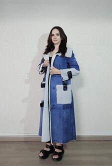 Elevate Your Winter Wardrobe with Real Sheepskin Fur Coat, Women’s Elegant Outerwear - Image 3