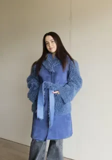 Elevate Your Winter Wardrobe with Real Sheepskin Fur Coat, Women’s Elegant Outerwear