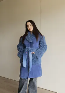 Elevate Your Winter Wardrobe with Real Sheepskin Fur Coat, Women’s Elegant Outerwear - Image 5